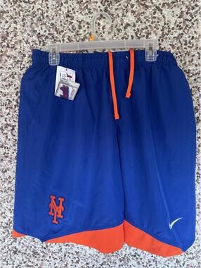Nike MLB Authentic Collection New York Mets Dri-FIT Shorts NWT Men’s L